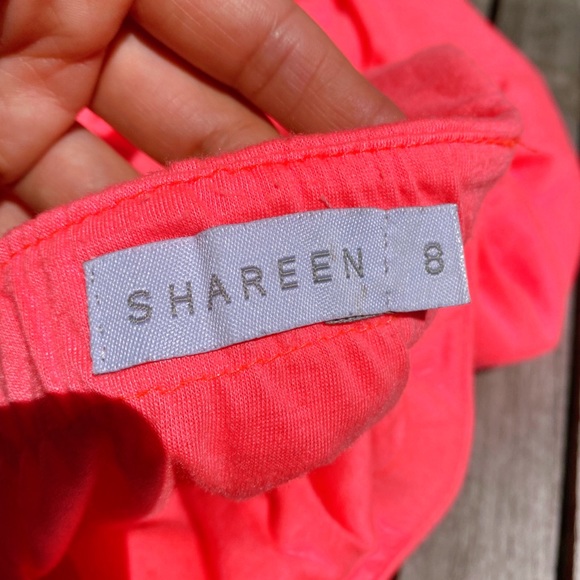 💗 SHAREEN NEON PINK ASYMMETRICAL MINI SKIRT! - Picture 10 of 15